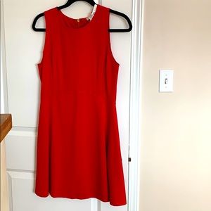 Red A-Line Dress